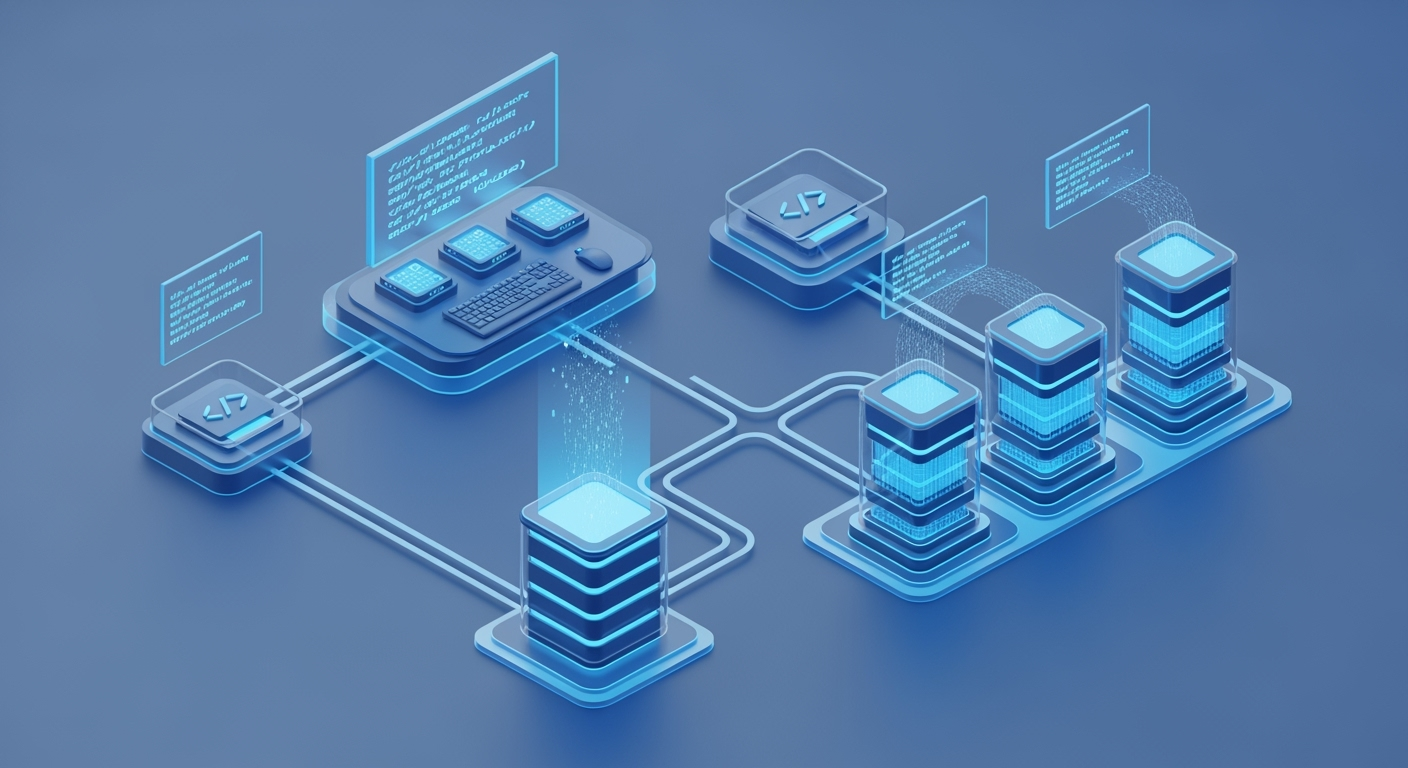 Automated deployment pipeline flowing from GitHub to NixOS servers